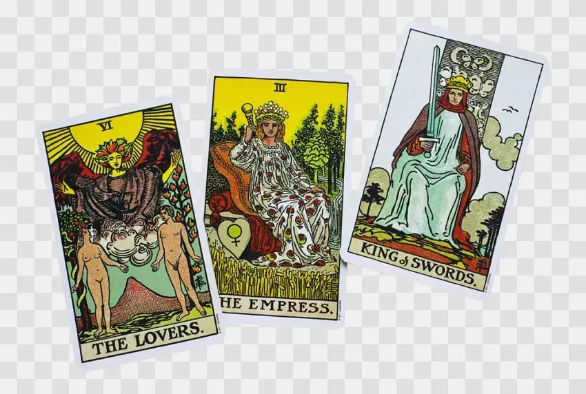Classic Tarot Cards The Lovers and Empress