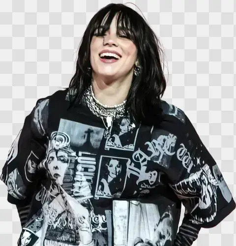 Billie Eilish Laughing On Stage