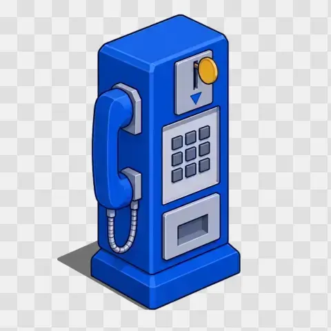 Cobalt Public Payphone Coin Being Accepted