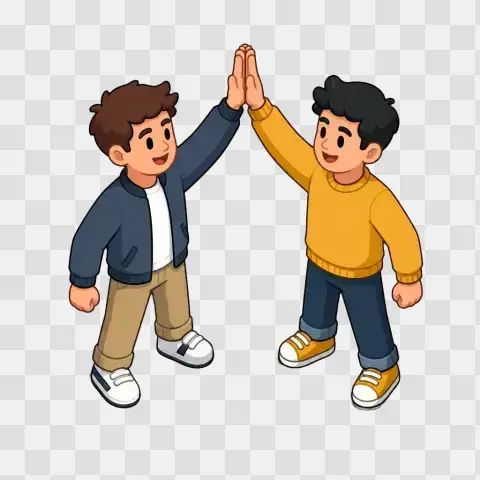 Isometric High Five Pair
