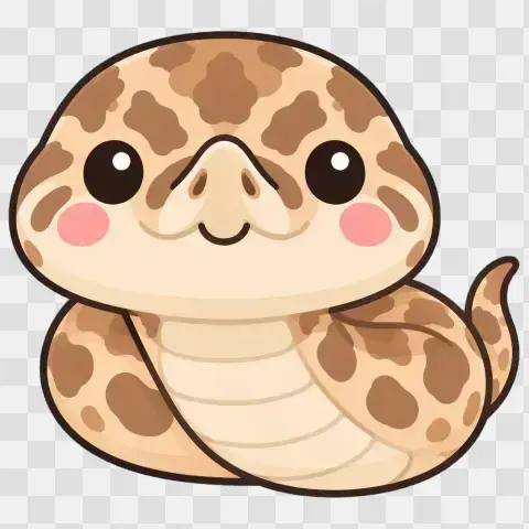 Juvenile Western Hognose Face Portrait With Upturned Snout