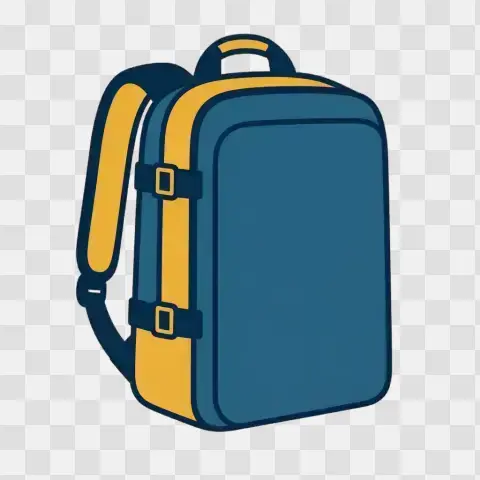 Laptop Backpack Three Quarter View Closed