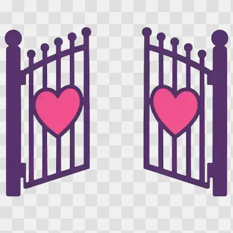 Open Heart Gate Welcoming Boundary Symbol