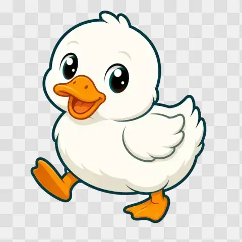 Pekin Duck Chibi Waddling Adult