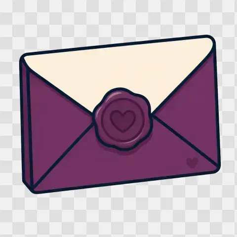 Sealed Love Letter Plum Three Quarter View