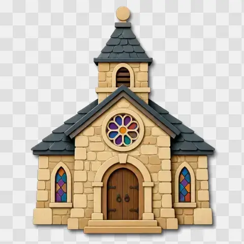 Stone Church Compact Silhouette