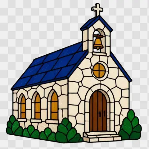 Three Quarter View Country Chapel