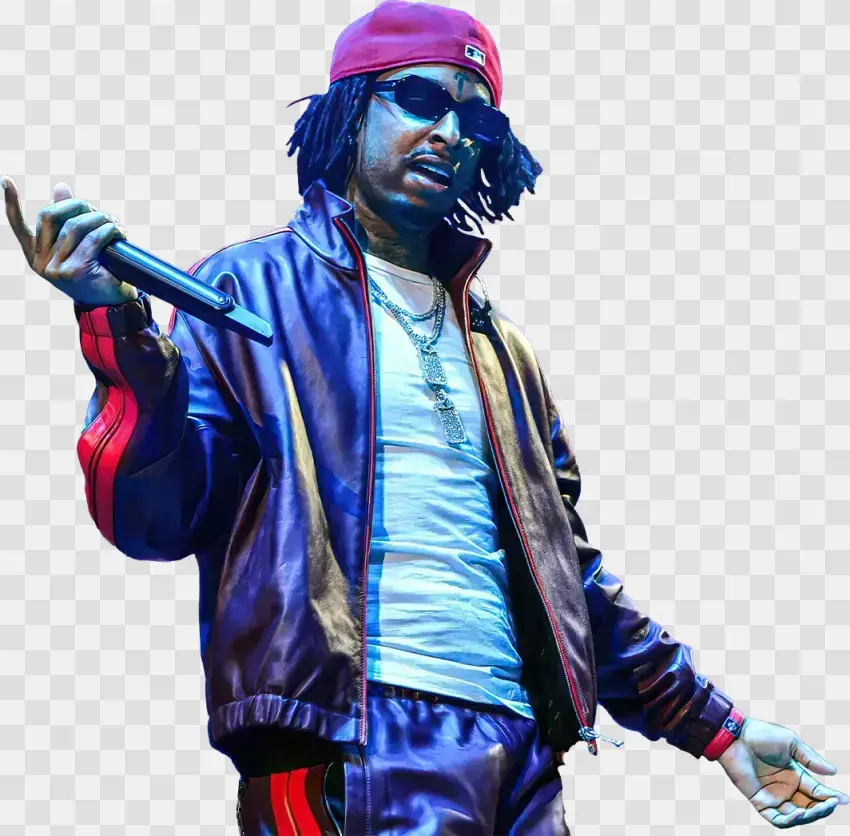 Stylish Rapper With Red Cap
