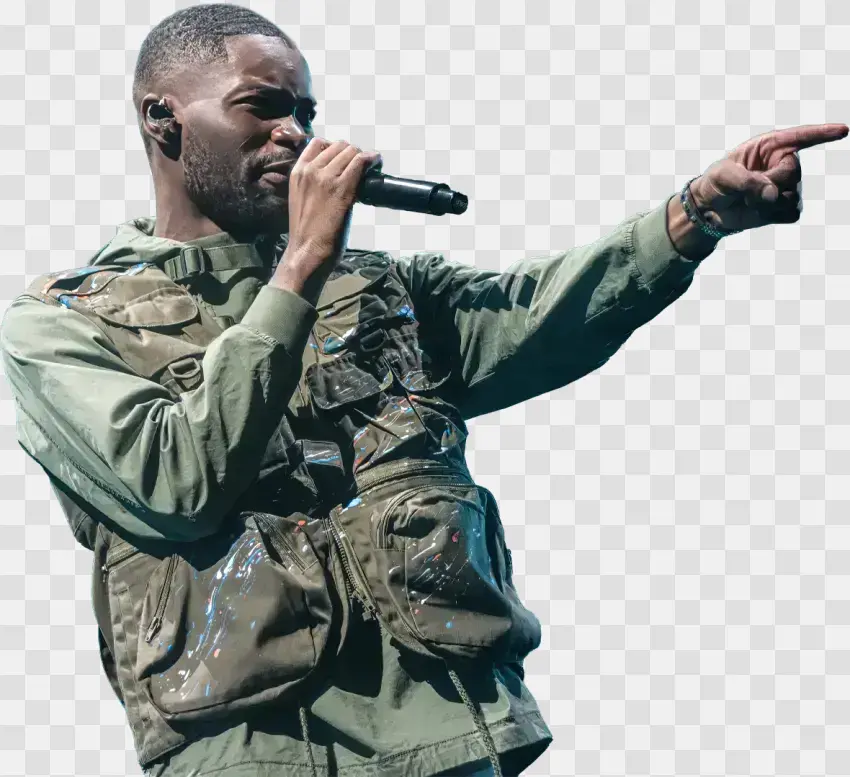 Male Singer Performing On Live Stage