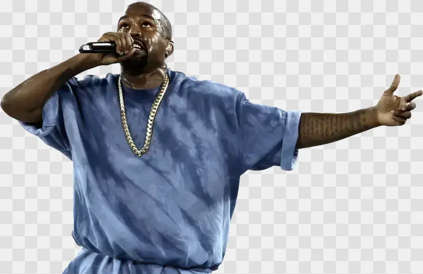 Hip Hop Artist Performing Live On Stage