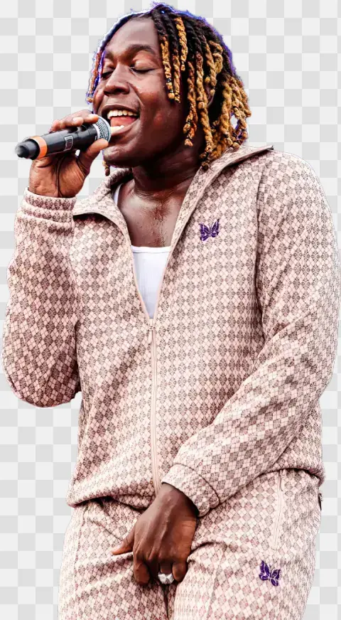 Male Rapper Performing On Stage