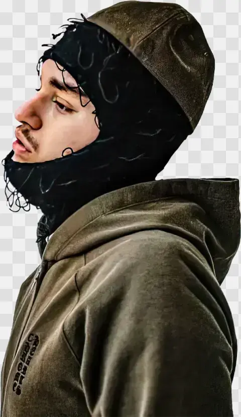 Profile Portrait Of Young Man In Hoodie