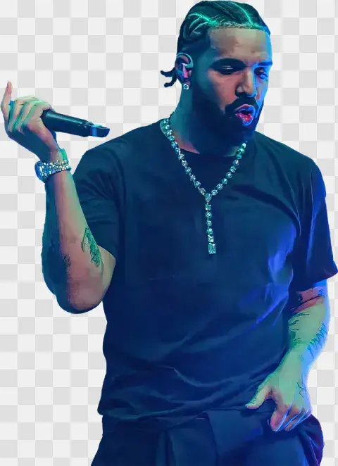 Male Artist Performing Live In Concert