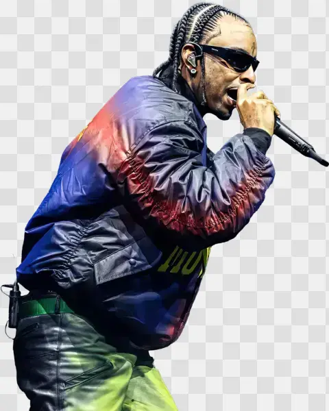 Rapper Performing Live On Stage