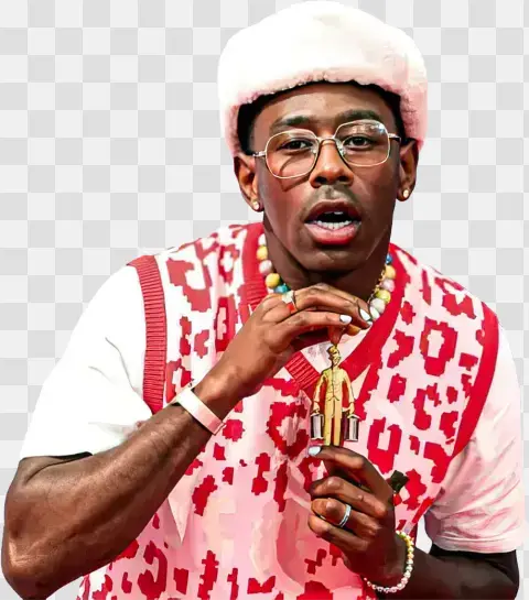 Tyler The Creator Holding Pendant