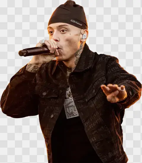 Rapper Performing Live On Stage