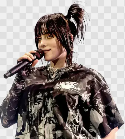 Billie Eilish Performing During Concert Tour