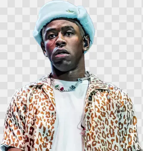 Tyler The Creator In Animal Print Shirt